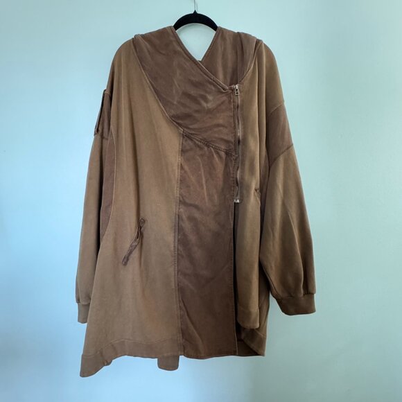 Free People C’mon Cardi Oversized Hooded Coatigan – Size L - HS0200 - Picture 3 of 8